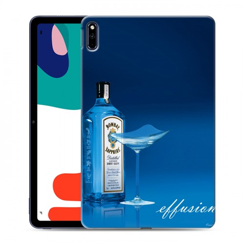 Дизайнерский силиконовый с усиленными углами чехол для Huawei MatePad Bombay Sapphire