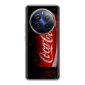 Дизайнерский силиконовый чехол для Realme 12 Plus 5G Coca-cola