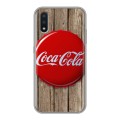 Дизайнерский силиконовый чехол для Samsung Galaxy M01 Coca-cola