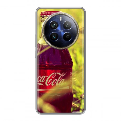 Дизайнерский силиконовый чехол для Realme 12 Plus 5G Coca-cola