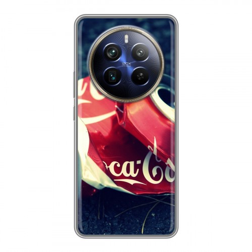 Дизайнерский силиконовый чехол для Realme 12 Plus 5G Coca-cola