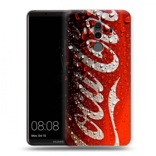 Дизайнерский пластиковый чехол для Huawei Mate 10 Pro Coca-cola