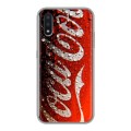 Дизайнерский силиконовый чехол для Samsung Galaxy M01 Coca-cola