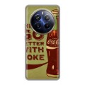 Дизайнерский силиконовый чехол для Realme 12 Plus 5G Coca-cola