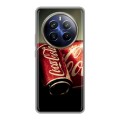 Дизайнерский силиконовый чехол для Realme 12 Plus 5G Coca-cola