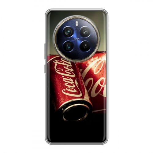 Дизайнерский силиконовый чехол для Realme 12 Plus 5G Coca-cola