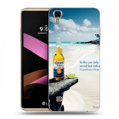 Дизайнерский пластиковый чехол для LG X Style Corona