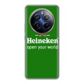 Дизайнерский силиконовый чехол для Realme 12 Plus 5G Heineken