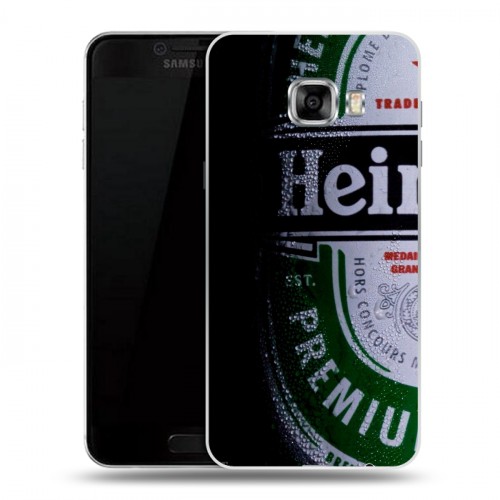 Дизайнерский пластиковый чехол для Samsung Galaxy C5 Heineken