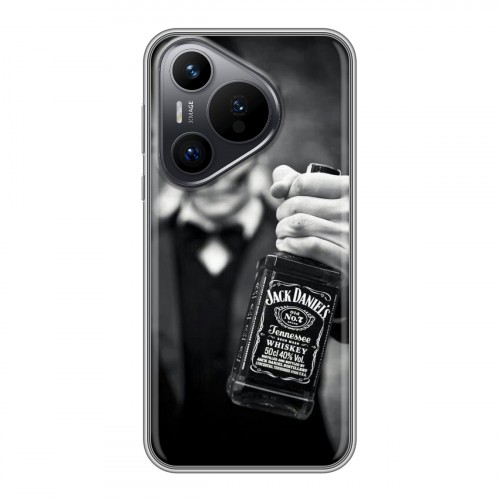 Дизайнерский силиконовый чехол для Huawei Pura 70 Jack Daniels