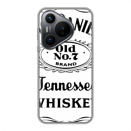 Дизайнерский силиконовый чехол для Huawei Pura 70 Jack Daniels