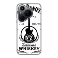 Дизайнерский силиконовый чехол для Huawei Pura 70 Jack Daniels