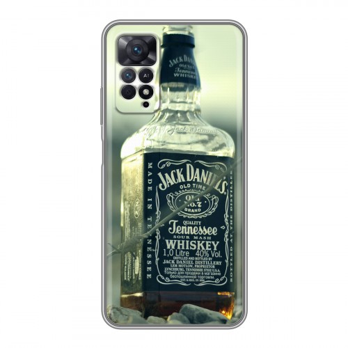 Дизайнерский силиконовый чехол для Xiaomi Redmi Note 11 Pro Jack Daniels