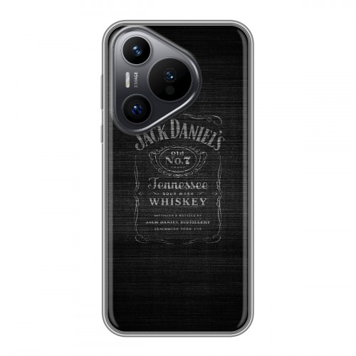 Дизайнерский силиконовый чехол для Huawei Pura 70 Jack Daniels