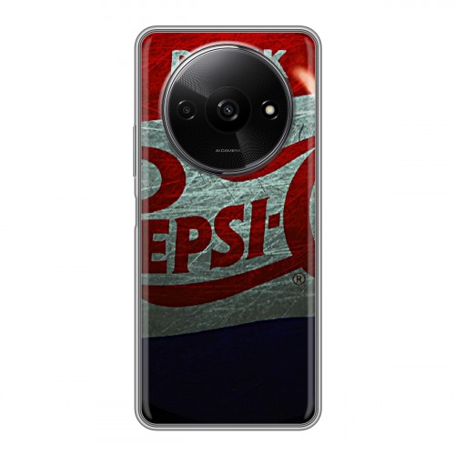 Дизайнерский силиконовый чехол для Xiaomi RedMi A3 Pepsi