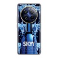 Дизайнерский пластиковый чехол для Realme 12 Pro Skyy Vodka