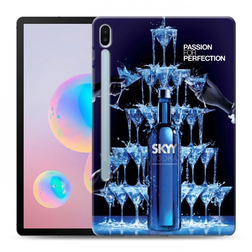 Дизайнерский силиконовый чехол для Samsung Galaxy Tab S6 Skyy Vodka