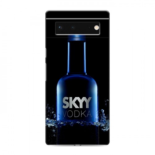 Дизайнерский силиконовый с усиленными углами чехол для Google Pixel 6 Skyy Vodka