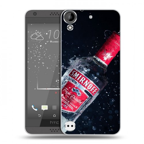 Дизайнерский пластиковый чехол для HTC Desire 530 Smirnoff