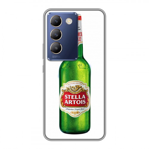 Дизайнерский силиконовый чехол для Vivo V30 Lite Stella Artois