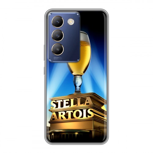 Дизайнерский силиконовый чехол для Vivo V30 Lite Stella Artois