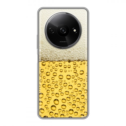Дизайнерский силиконовый чехол для Xiaomi RedMi A3 Пузырьки пива