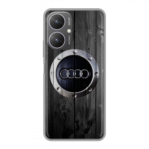 Дизайнерский силиконовый чехол для Xiaomi Poco M6 5G Audi