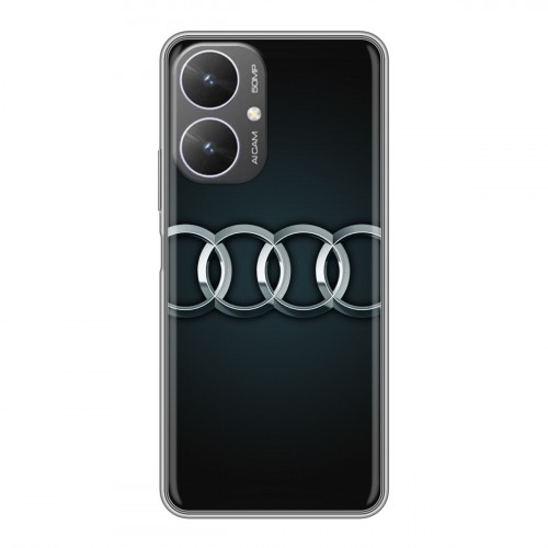 Дизайнерский силиконовый чехол для Xiaomi Poco M6 5G Audi