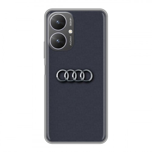 Дизайнерский силиконовый чехол для Xiaomi Poco M6 5G Audi