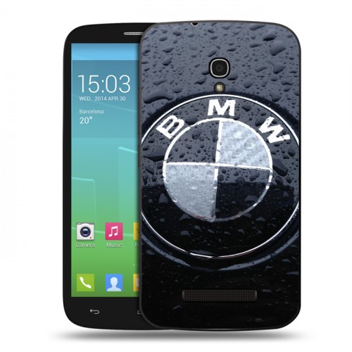 Дизайнерский пластиковый чехол для Alcatel One Touch Pop S9 BMW