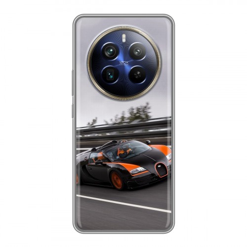 Дизайнерский силиконовый чехол для Realme 12 Plus 5G Bugatti