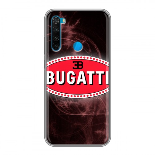 Дизайнерский силиконовый чехол для Xiaomi RedMi Note 8 Bugatti