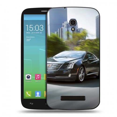 Дизайнерский пластиковый чехол для Alcatel One Touch Pop S9 Cadillac