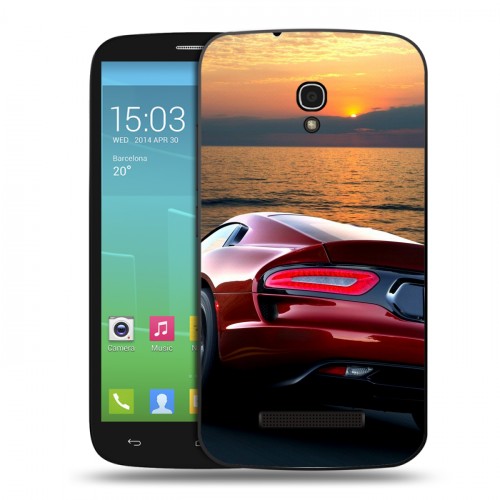 Дизайнерский пластиковый чехол для Alcatel One Touch Pop S9 Dodge