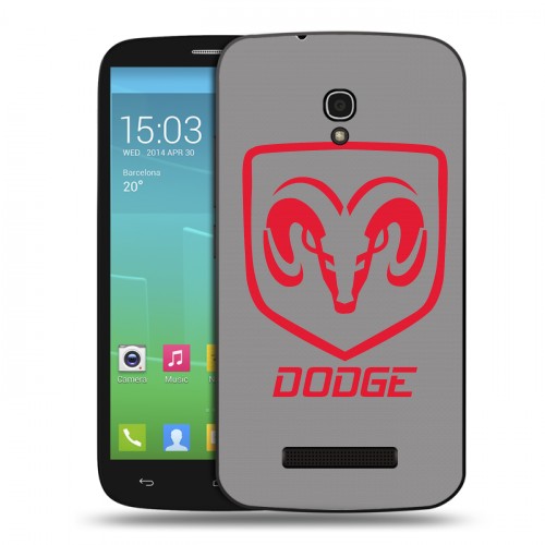 Дизайнерский пластиковый чехол для Alcatel One Touch Pop S9 Dodge