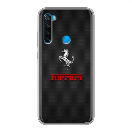 Дизайнерский силиконовый чехол для Xiaomi RedMi Note 8 Ferrari