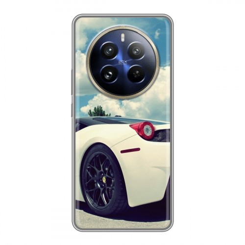 Дизайнерский силиконовый чехол для Realme 12 Pro Plus Ferrari