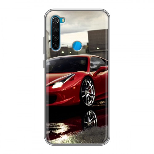 Дизайнерский силиконовый чехол для Xiaomi RedMi Note 8 Ferrari