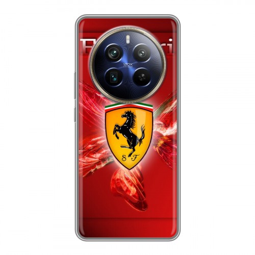 Дизайнерский силиконовый чехол для Realme 12 Plus 5G Ferrari