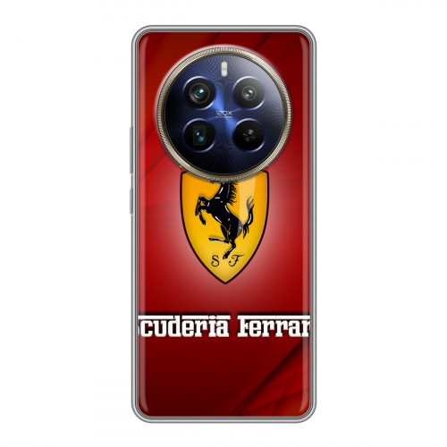 Дизайнерский силиконовый чехол для Realme 12 Plus 5G Ferrari