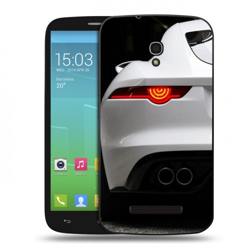 Дизайнерский пластиковый чехол для Alcatel One Touch Pop S9 Jaguar