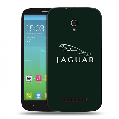 Дизайнерский пластиковый чехол для Alcatel One Touch Pop S9 Jaguar