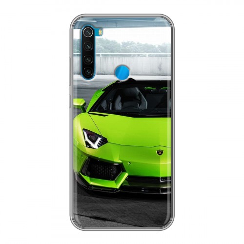 Дизайнерский силиконовый чехол для Xiaomi RedMi Note 8 Lamborghini