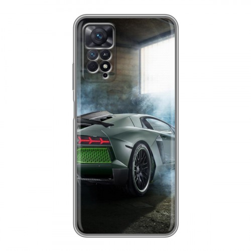 Дизайнерский силиконовый чехол для Xiaomi Redmi Note 11 Pro Lamborghini