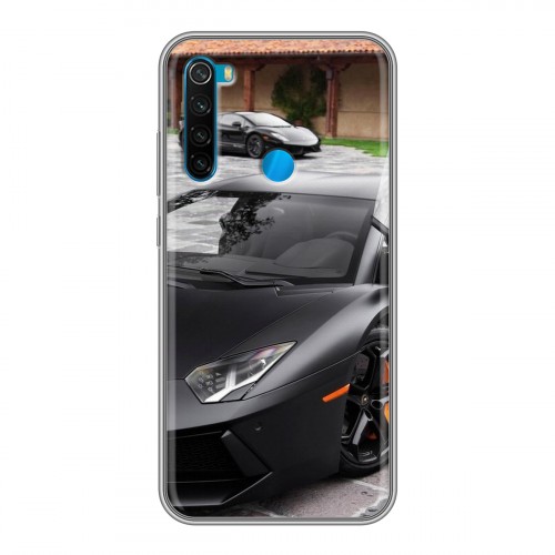 Дизайнерский силиконовый чехол для Xiaomi RedMi Note 8 Lamborghini