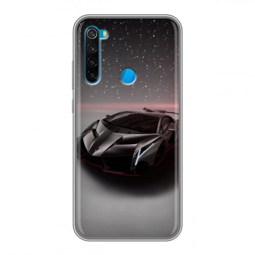 Дизайнерский силиконовый чехол для Xiaomi RedMi Note 8 Lamborghini