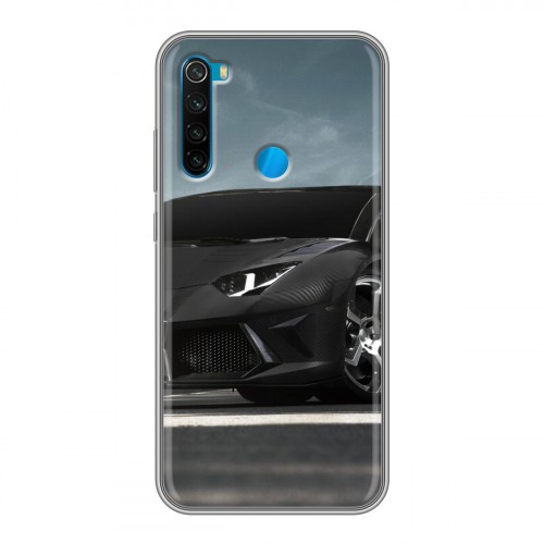 Дизайнерский силиконовый чехол для Xiaomi RedMi Note 8 Lamborghini