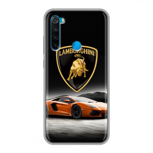 Дизайнерский силиконовый чехол для Xiaomi RedMi Note 8 Lamborghini