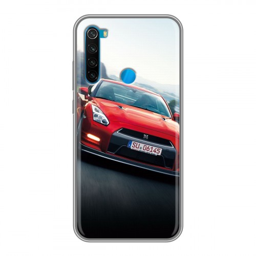 Дизайнерский силиконовый чехол для Xiaomi RedMi Note 8 Nissan