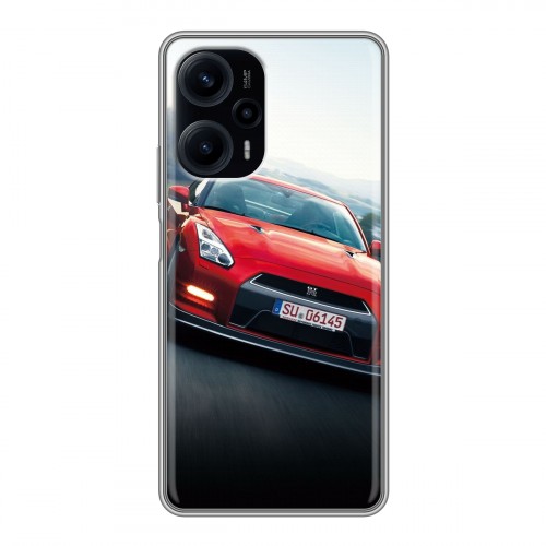 Дизайнерский силиконовый чехол для XIaomi Poco F5 Nissan